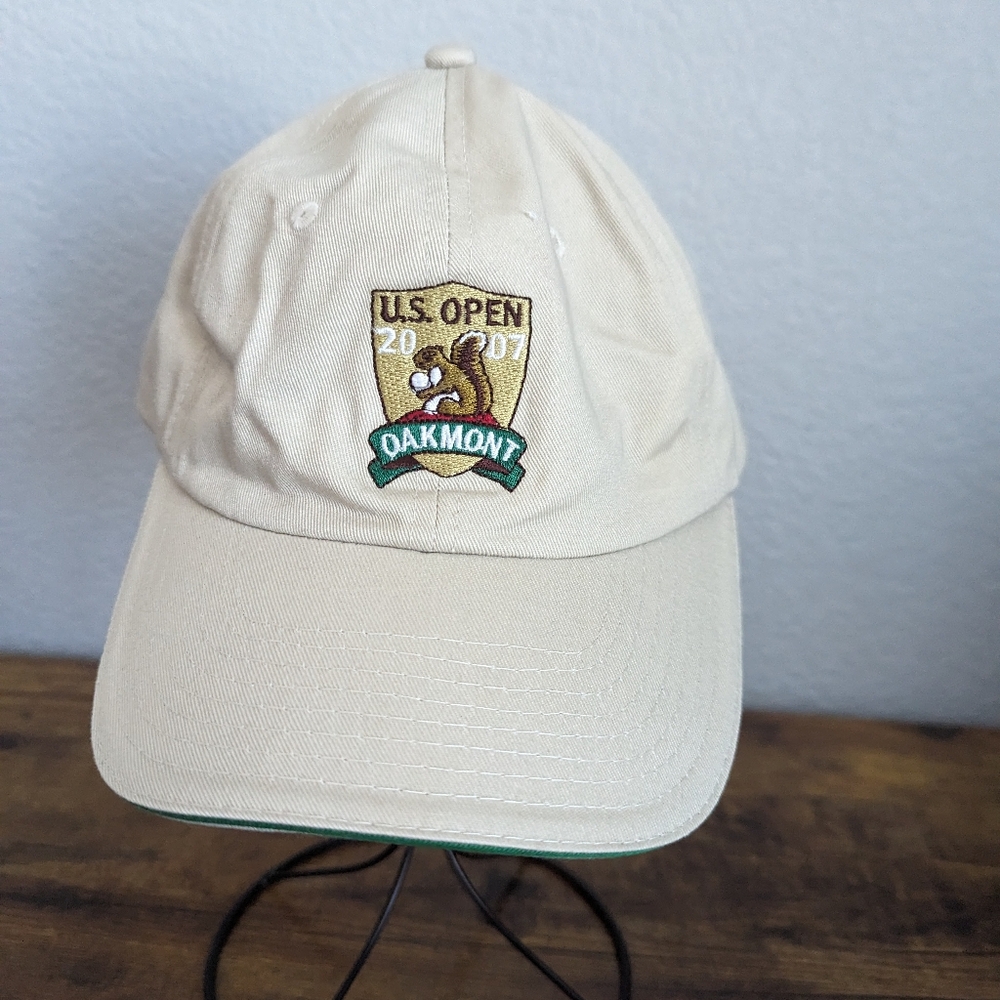 US Open 2007 Oakmont CC Embroidered Stapback Cap Hat USGA Member